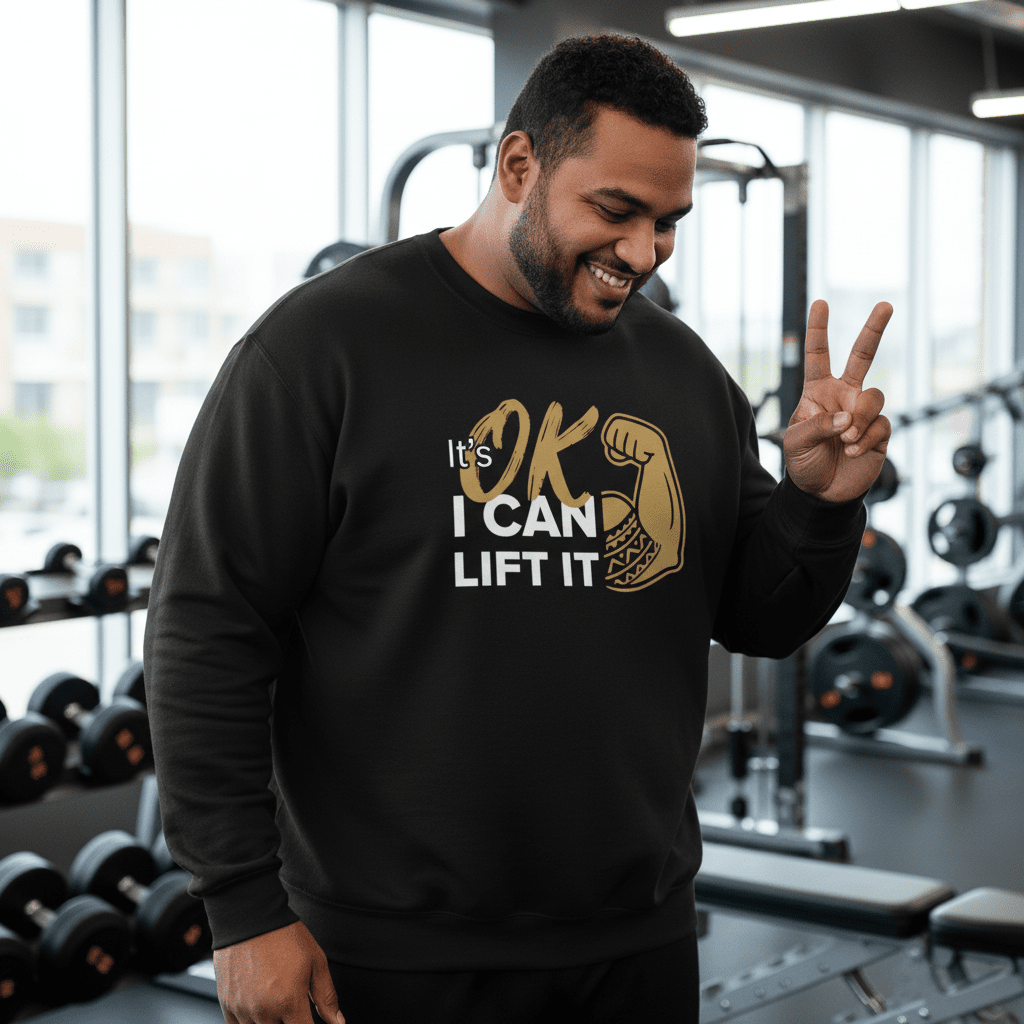 Unisex Heavy Sweatshirt - I Can Lift It - Personalized - USA - The Koko Samoa