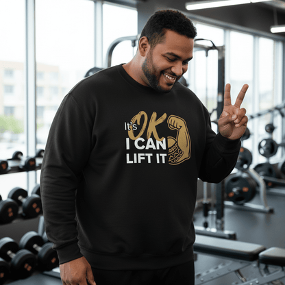 Unisex Heavy Sweatshirt - I Can Lift It - Personalized - USA - The Koko Samoa