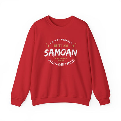 Unisex Heavy Sweatshirt - Not Perfect But Samoan - Personalised - USA - The Koko Samoa