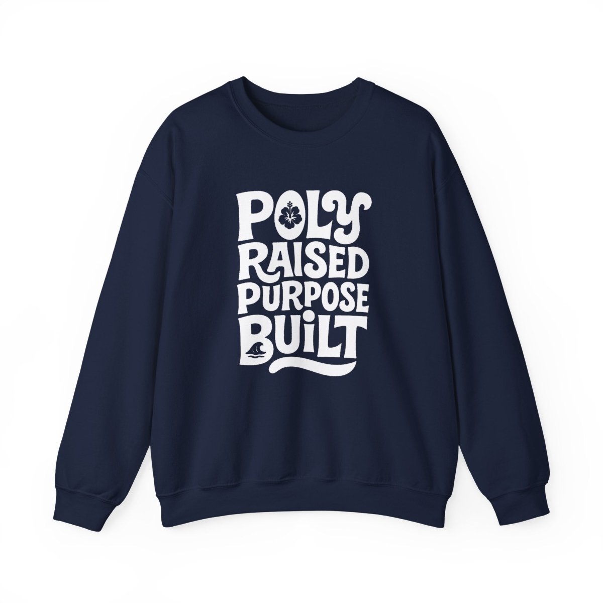 Unisex heavy sweatshirt by Monster Digital in dark heather with poly raised personalized design, USA-themed casual wear.