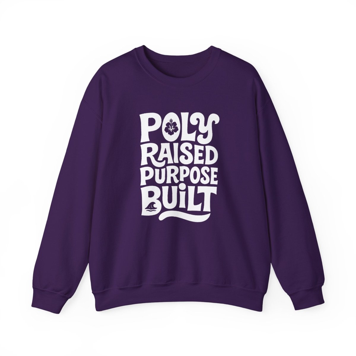 Unisex heavy poly-raised sweatshirt by Monster Digital in dark heather, featuring personalized design and USA print.