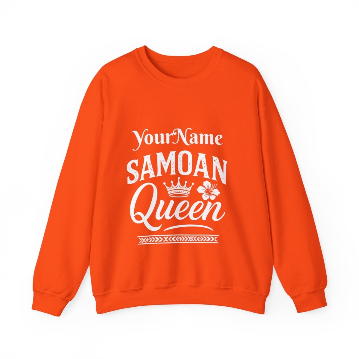 Unisex Heavy Sweatshirt - Samoan Queen - Personalised - USA - The Koko Samoa