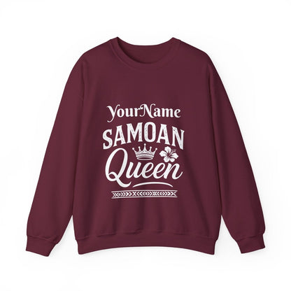 Unisex Heavy Sweatshirt - Samoan Queen - Personalised - USA - The Koko Samoa