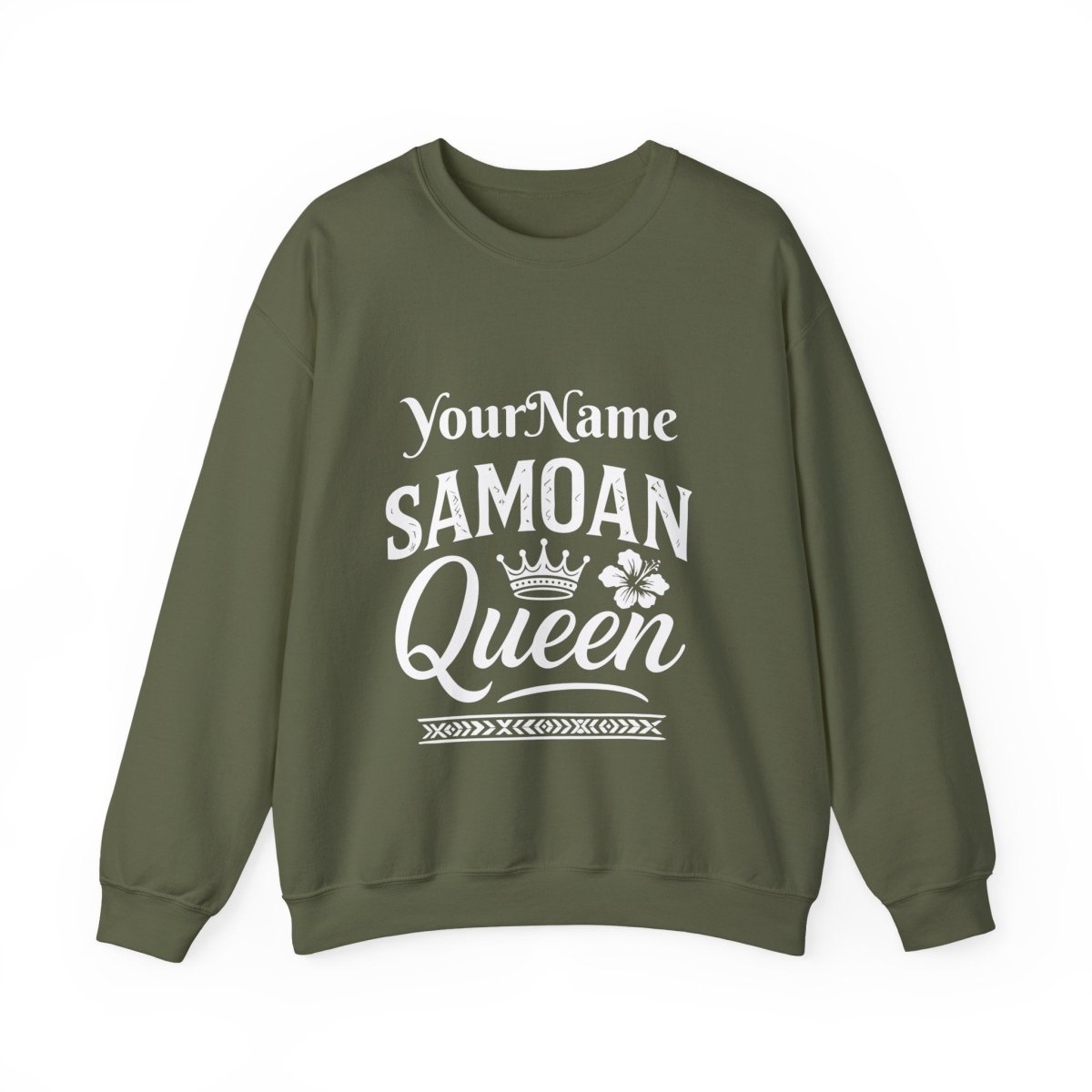 Unisex Heavy Sweatshirt - Samoan Queen - Personalised - USA - The Koko Samoa