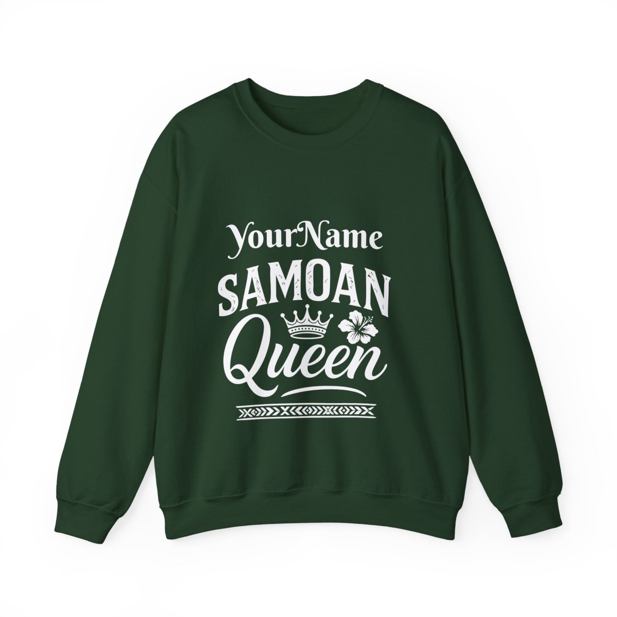 Unisex Heavy Sweatshirt - Samoan Queen - Personalised - USA - The Koko Samoa