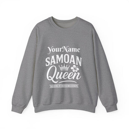 Unisex Heavy Sweatshirt - Samoan Queen - Personalised - USA - The Koko Samoa