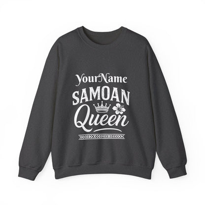 Unisex Heavy Sweatshirt - Samoan Queen - Personalised - USA - The Koko Samoa