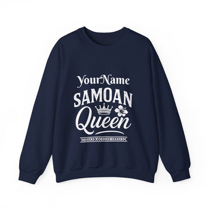 Unisex Heavy Sweatshirt - Samoan Queen - Personalised - USA - The Koko Samoa
