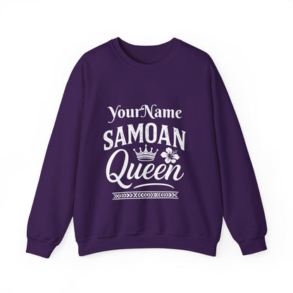Unisex Heavy Sweatshirt - Samoan Queen - Personalised - USA - The Koko Samoa