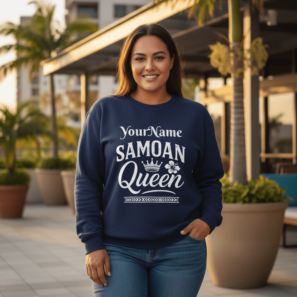 Samoan Queen sweatshirt, The Koko Samoa