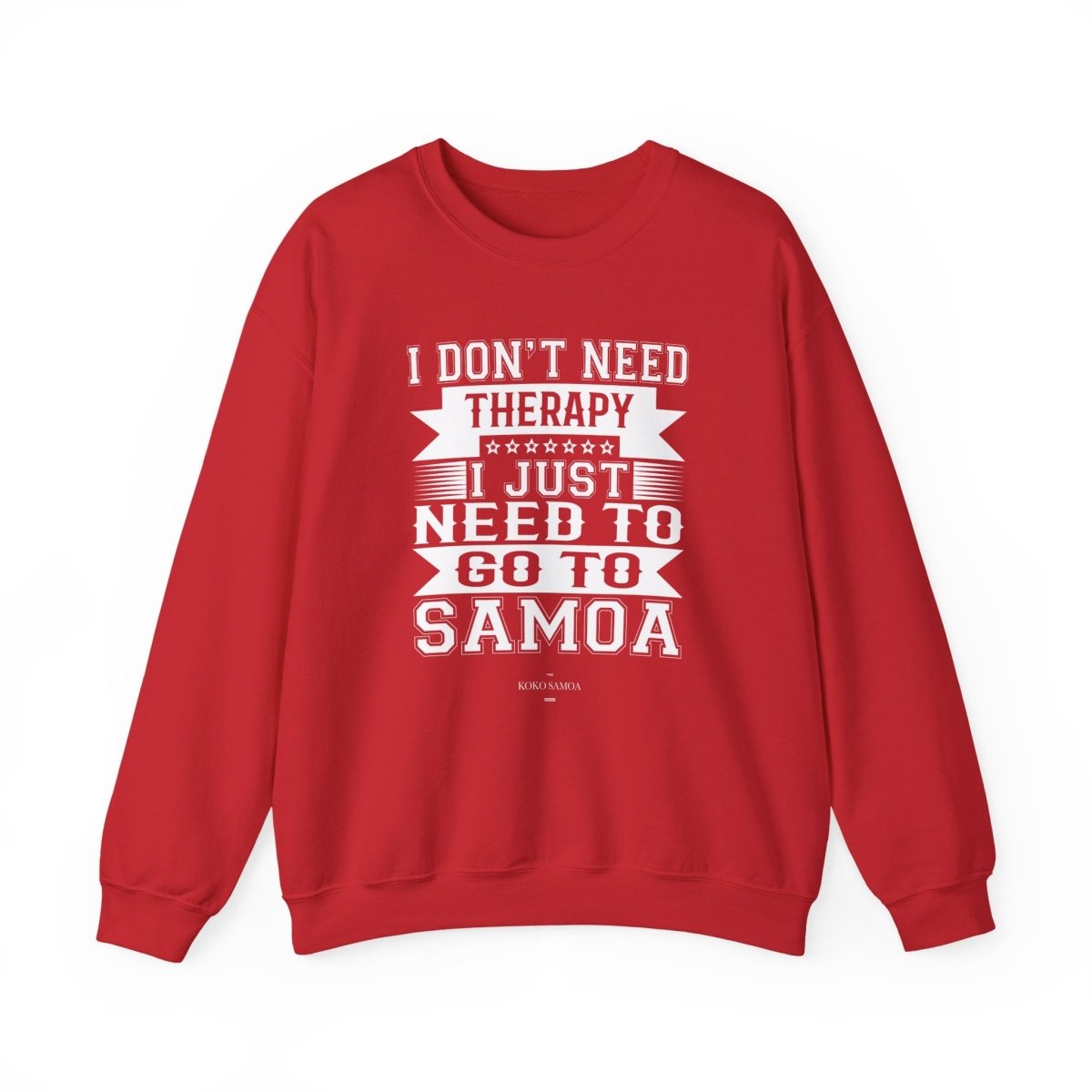 Unisex heavy Therapy sweatshirt featuring personalized design in dark heather, suitable for casual wear in the USA.