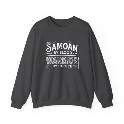 Unisex Heavy Sweatshirt - Warrior by Choice - Personalised - USA - The Koko Samoa