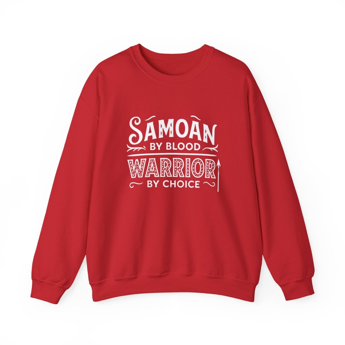 Unisex Heavy Sweatshirt - Warrior by Choice - Personalised - USA - The Koko Samoa