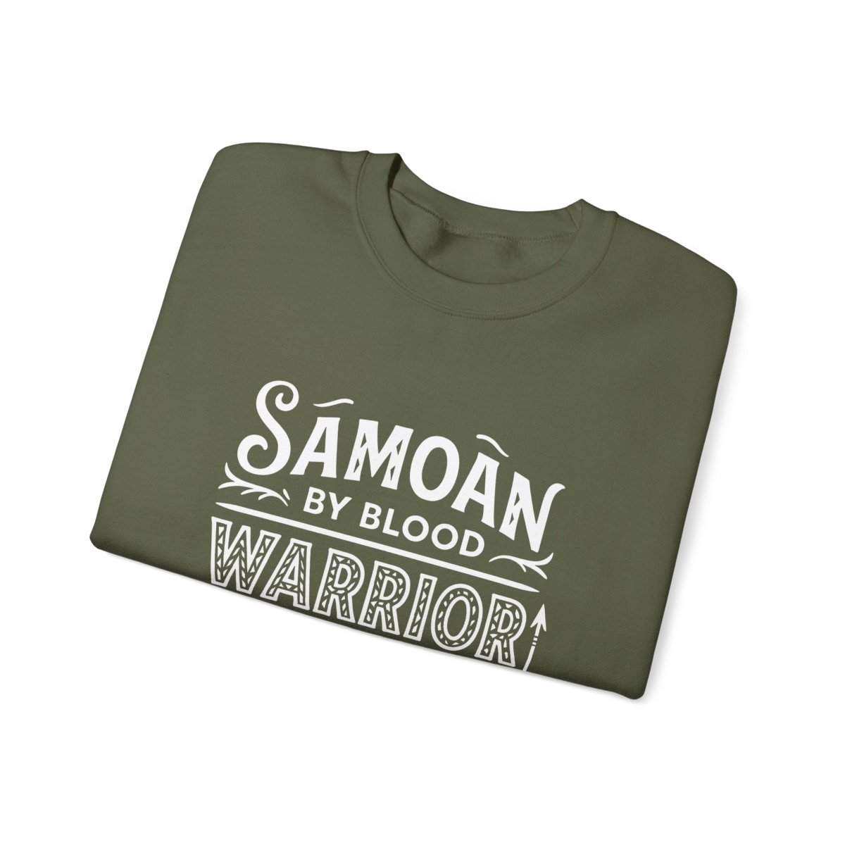 Unisex Heavy Sweatshirt - Warrior by Choice - Personalised - USA - The Koko Samoa