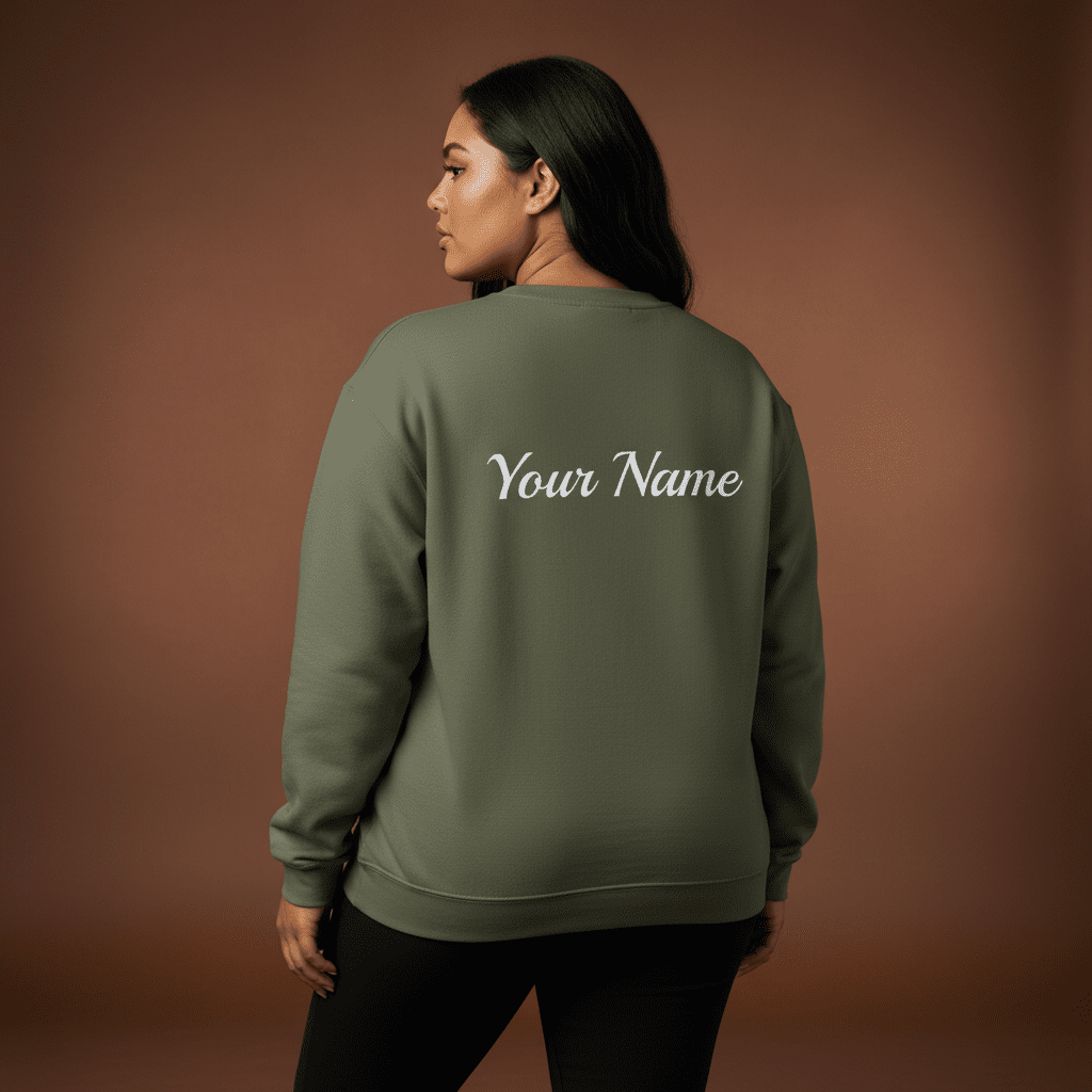 Unisex Heavy Sweatshirt - Warrior by Choice - Personalized - USA - The Koko Samoa