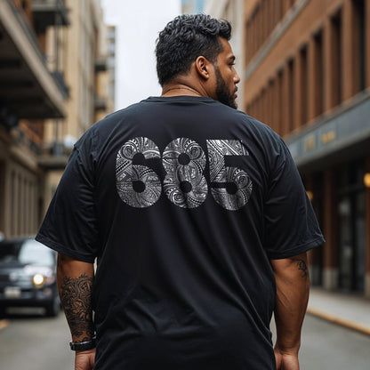 White Monster Digital unisex heavy tee with bold design, featuring the product code 685 and USA motif on the front.