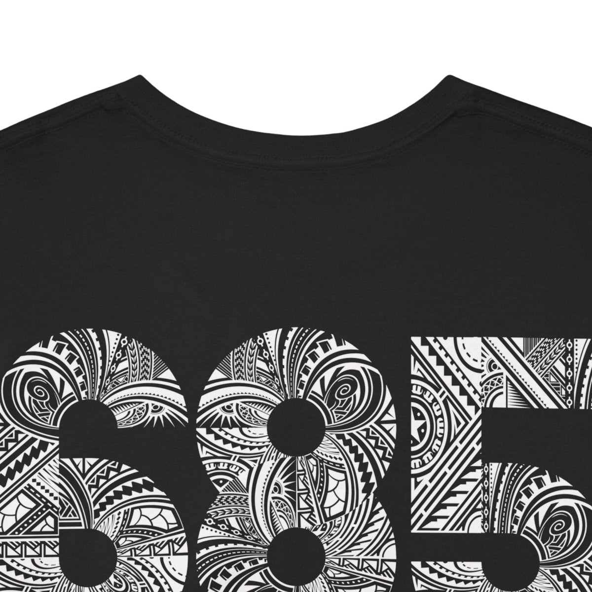 White Monster Digital unisex heavy tee, style 685, featuring a comfortable, durable design suitable for all genders.