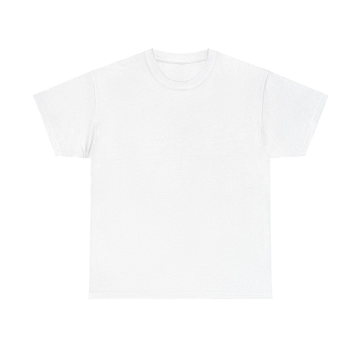 White Monster Digital unisex heavy T-shirt featuring a classic fit, ideal for casual wear and everyday comfort.