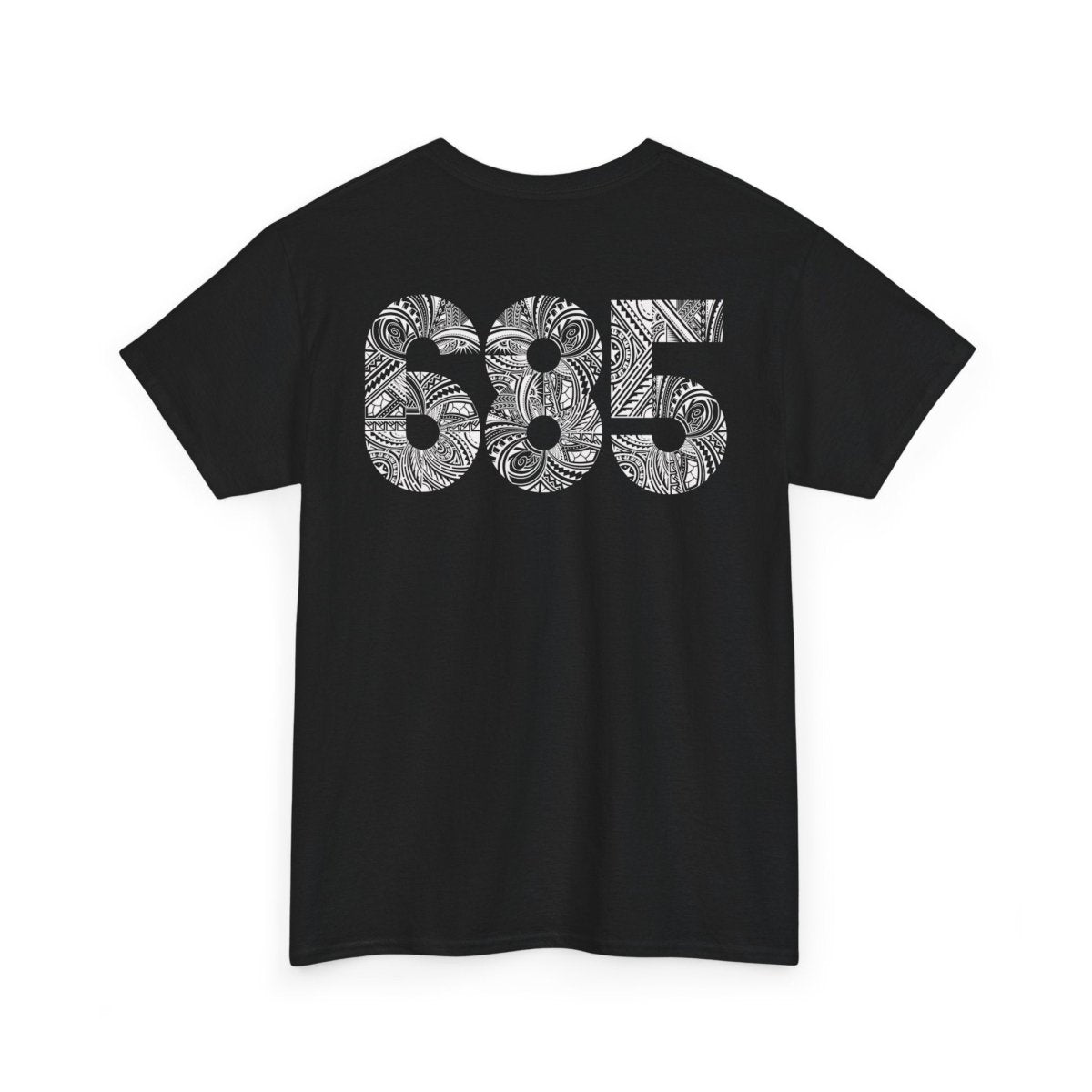 White Monster Digital heavy unisex tee with a relaxed fit, featuring a simple, durable design ideal for casual wear.