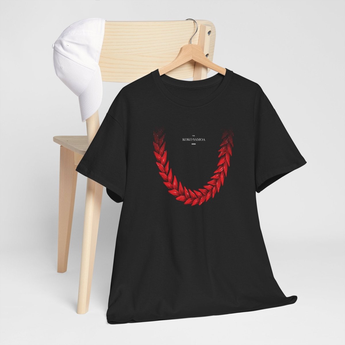 White unisex heavy tee by Monster Digital featuring Ula Fala design, perfect for casual wear and comfort.