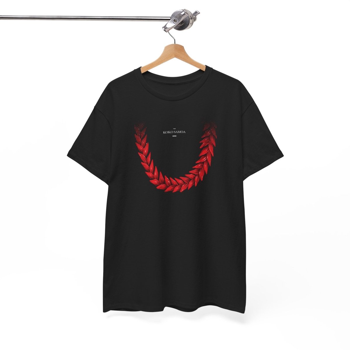 White Monster Digital unisex heavy tee featuring Ula Fala design, made for comfortable, durable wear in a classic style.