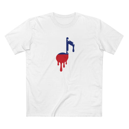 Black unisex soft tee by Monster Digital featuring a Samoan note design, casual and comfortable for everyday wear.