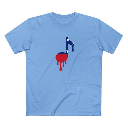 Black unisex soft tee by Monster Digital featuring a Samoan note design, perfect for casual wear.