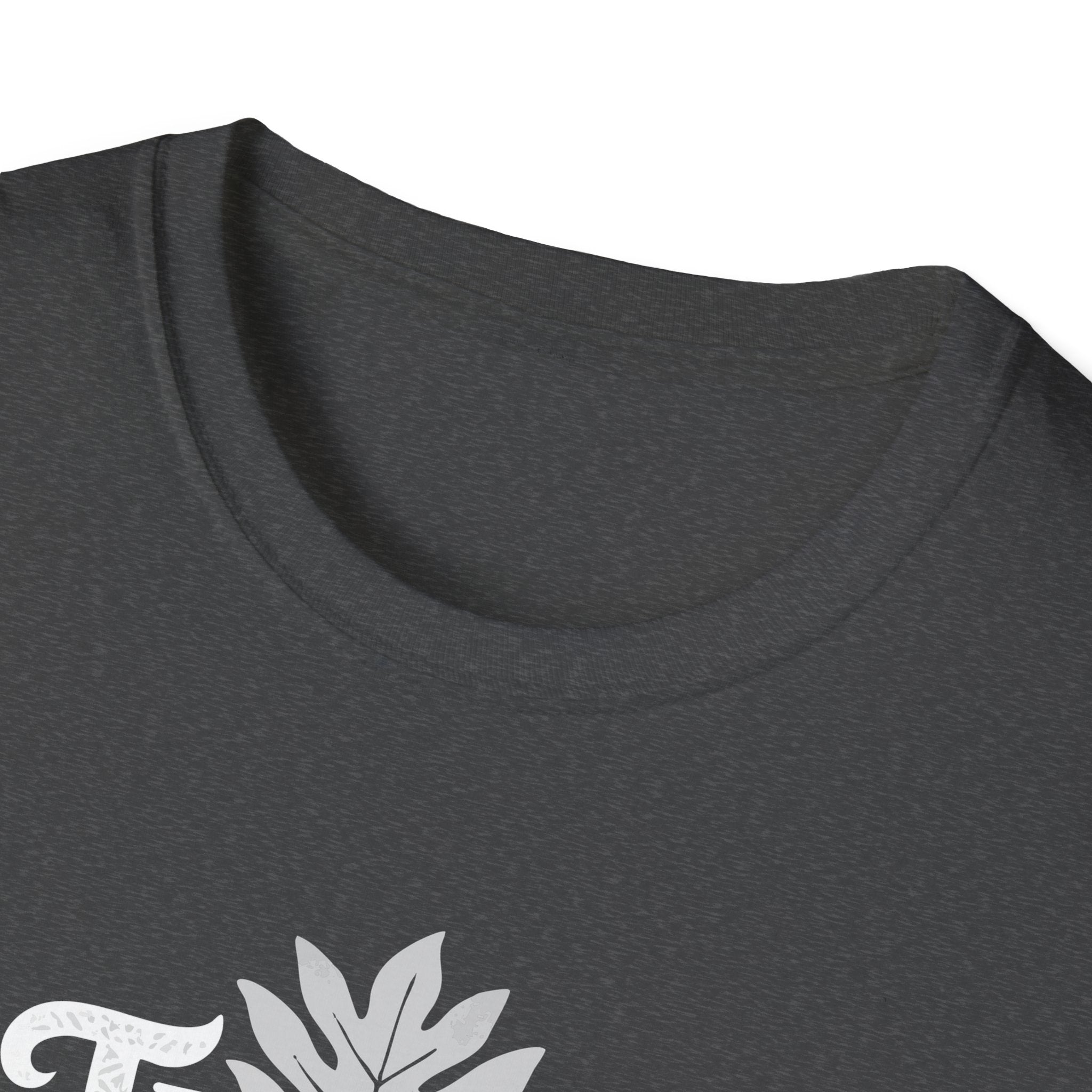 Unisex soft men's tee by Monster Digital featuring a Trophy Samoan Husband design in charcoal color.