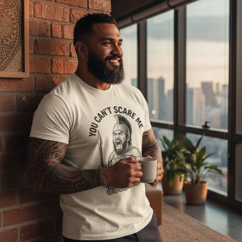 Soft unisex tee by The Print Bar featuring a colorful monster digital print on a comfortable cotton fabric.