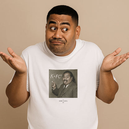 White unisex soft tee by The Print Bar featuring monster digital graphic design, casual and comfortable shirt for all genders.