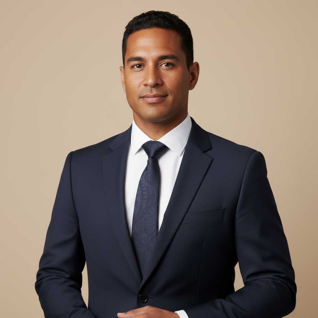 Necktie - Blue Warrior - AU/NZ/USA