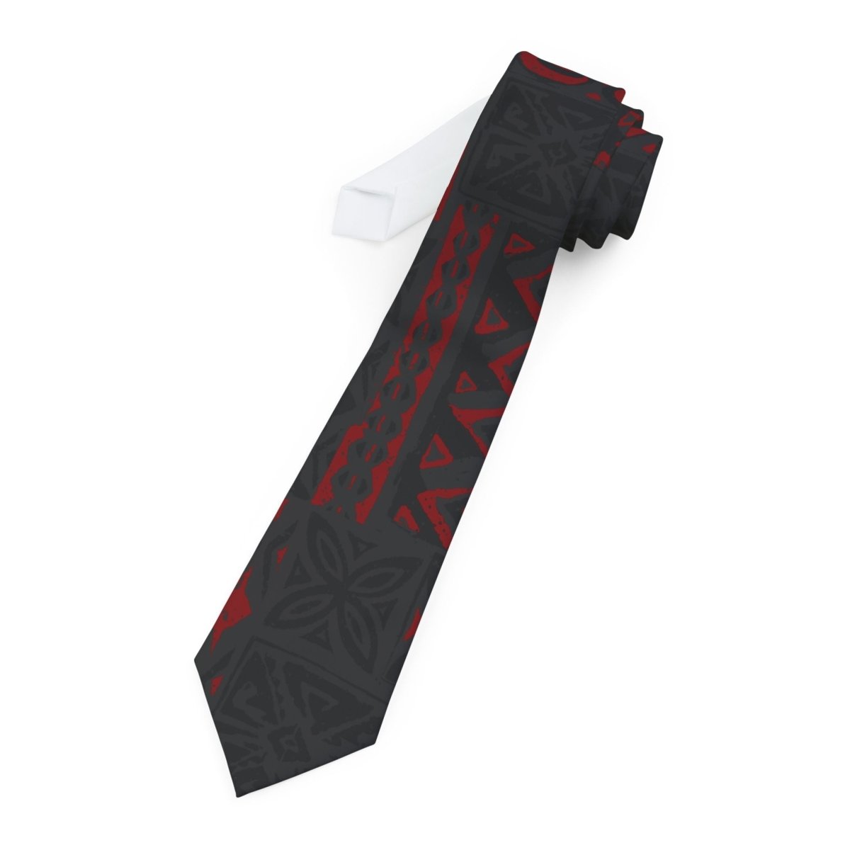 Red Elei necktie, a stylish accessories piece featuring a vibrant red pattern, suitable for AU, NZ, and USA.
