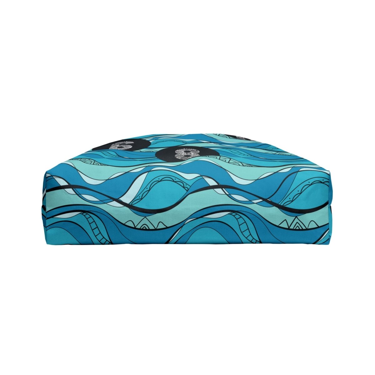 Tote Weekender Bag in Ocean Wave print, 24x13 inches, versatile tote bag for travel and everyday use.