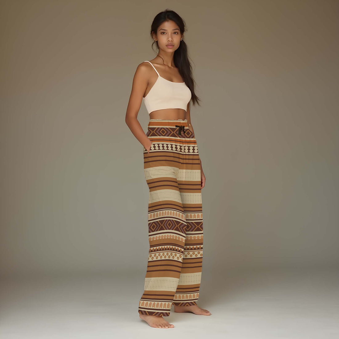 Women’s Pajama Pants by MWW on Demand in Siapo design, soft fabric, relaxed fit, ideal for comfortable sleepwear.