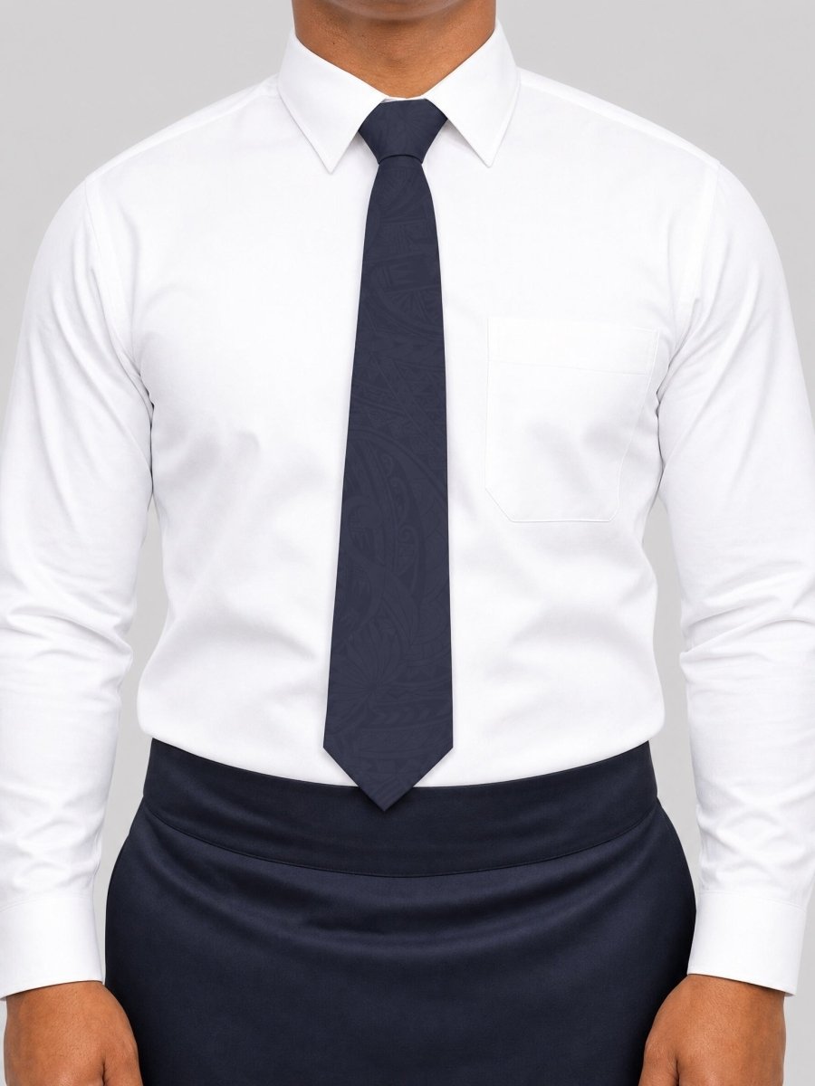 Necktie - Blue Warrior - AU/NZ/USA - The Koko Samoa