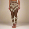 PasifikaOne High Waisted Leggings - Fiji Brown - USA - The Koko Samoa