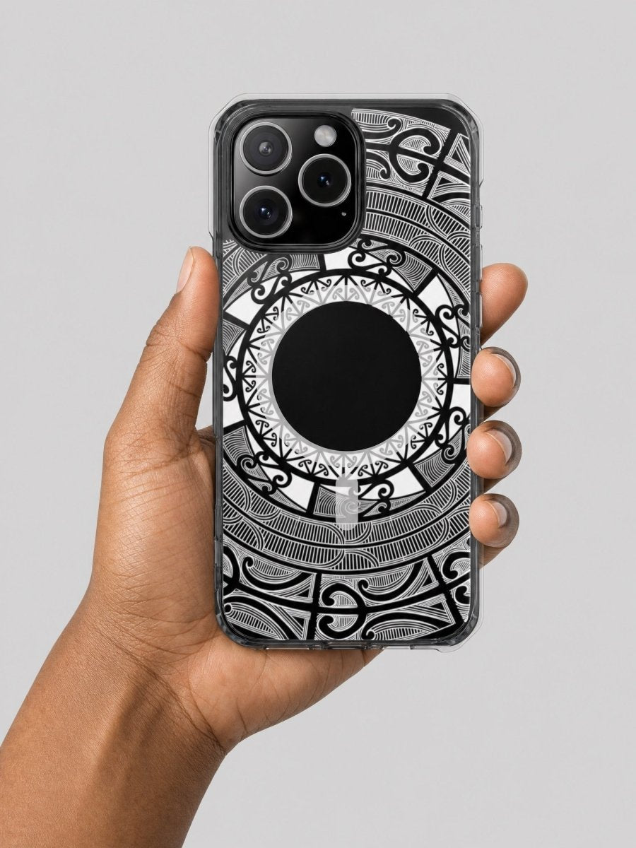 PasifikaOne MagSafe iPhone ClearCase - Māori - AU/NZ/USA - The Koko Samoa