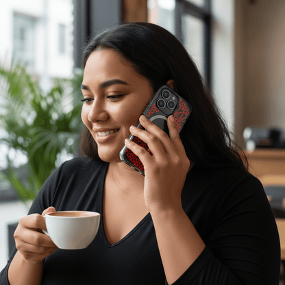 PasifikaOne MagSafe iPhone ClearCase - Tongan Redleaf - AU/NZ/USA - The Koko Samoa