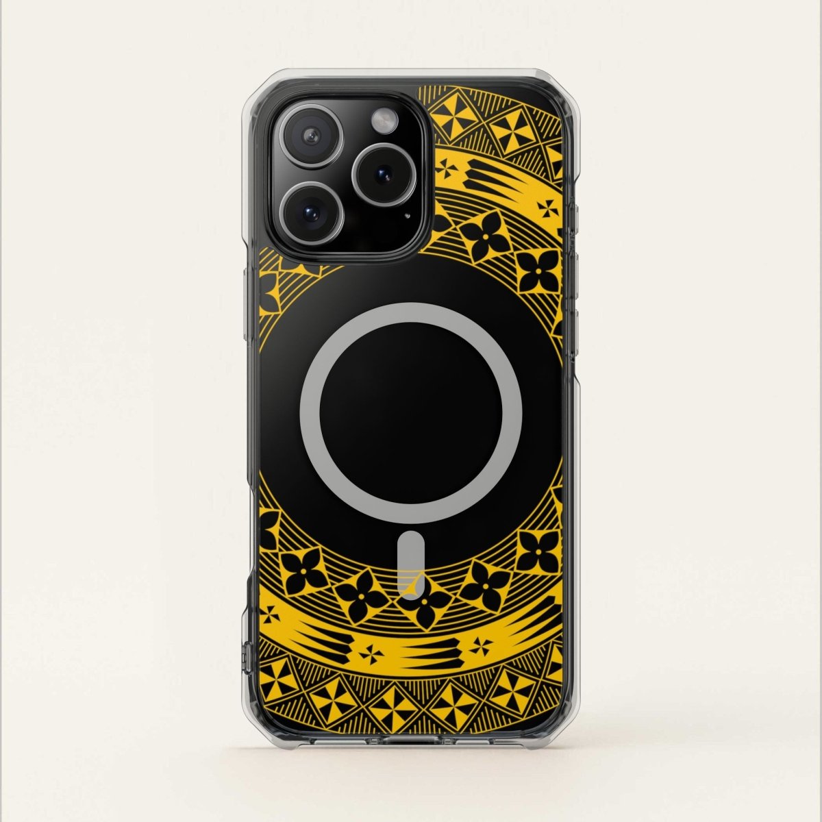 PasifikaOne MagSafe iPhone ClearCase - Tongan Yellow - AU/NZ/USA