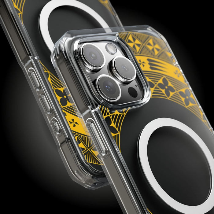 PasifikaOne MagSafe iPhone ClearCase - Tongan Yellow - AU/NZ/USA - The Koko Samoa