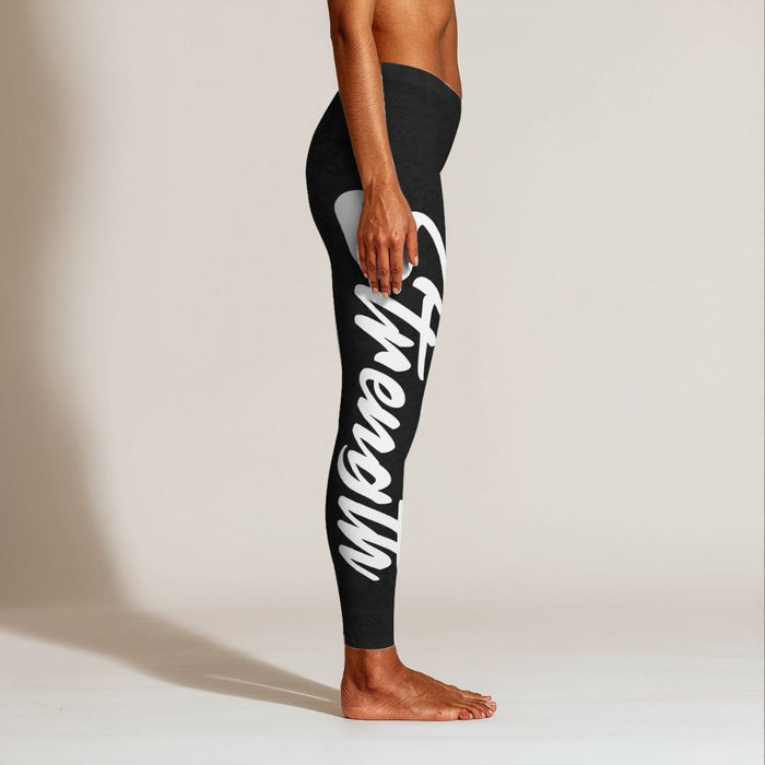 PasifikaOne Mid - Rise Leggings - Nesian Strength - AU/NZ/USA - The Koko Samoa