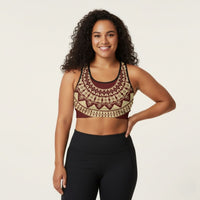 PasifikaOne Seamless Sports Bra - Fiji Red - AU/NZ/USA - The Koko Samoa