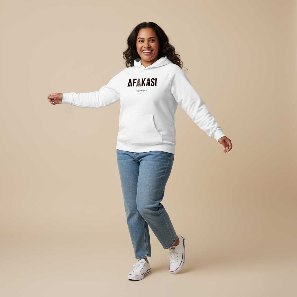 Black IslandSoft™ hoodie by The Print Bar, premium hoodie in XS-2XL, featuring Afakasi design and comfortable fit.