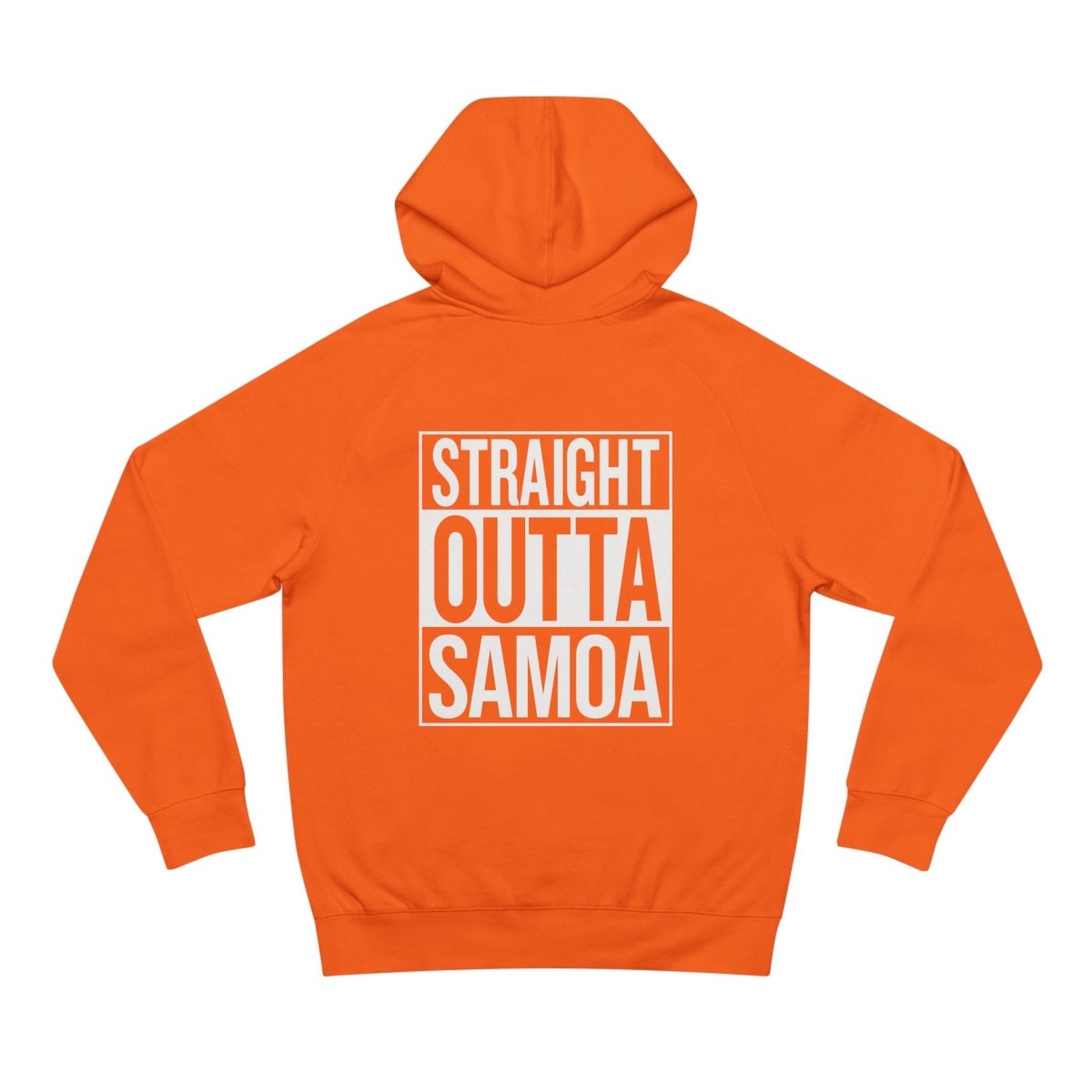 Black IslandSoft™ hoodie by Printify, premium straight outta USA hoodie in XS to XL size, featuring a comfortable fit and stylish design.