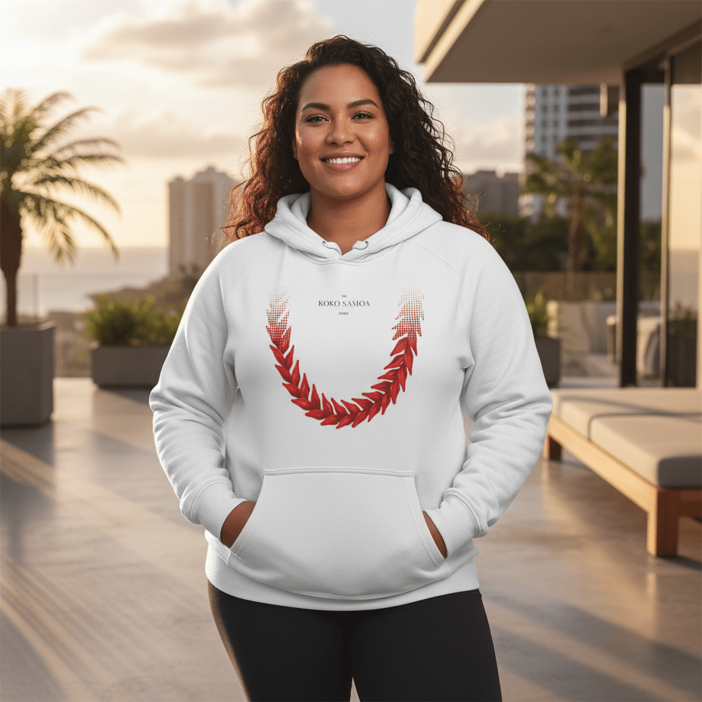 Black IslandSoft™ Hoodie by Printify, premium unisex hoodie in XS-XL size, featuring Ula Fala design, USA-made.