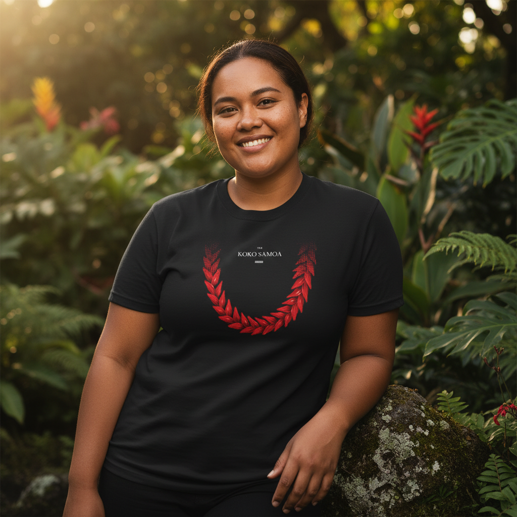 Black unisex heavy tee by Printify featuring the Ula Fala design, suited for casual wear in AU/NZ.