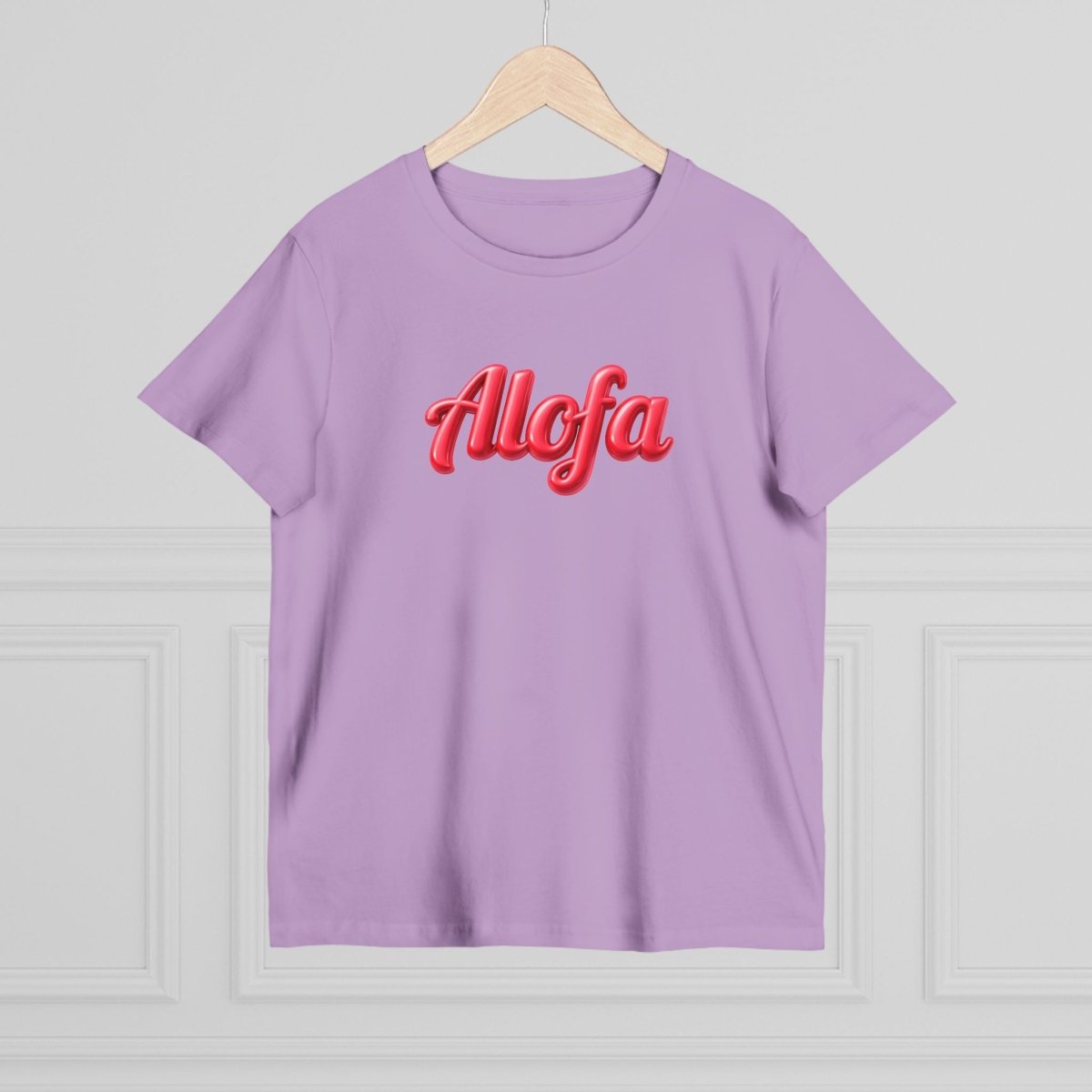 Black women's Soft Maple Tee by Alofa, unisex soft T-shirt, casual fit, comfortable fabric, perfect for everyday wear.