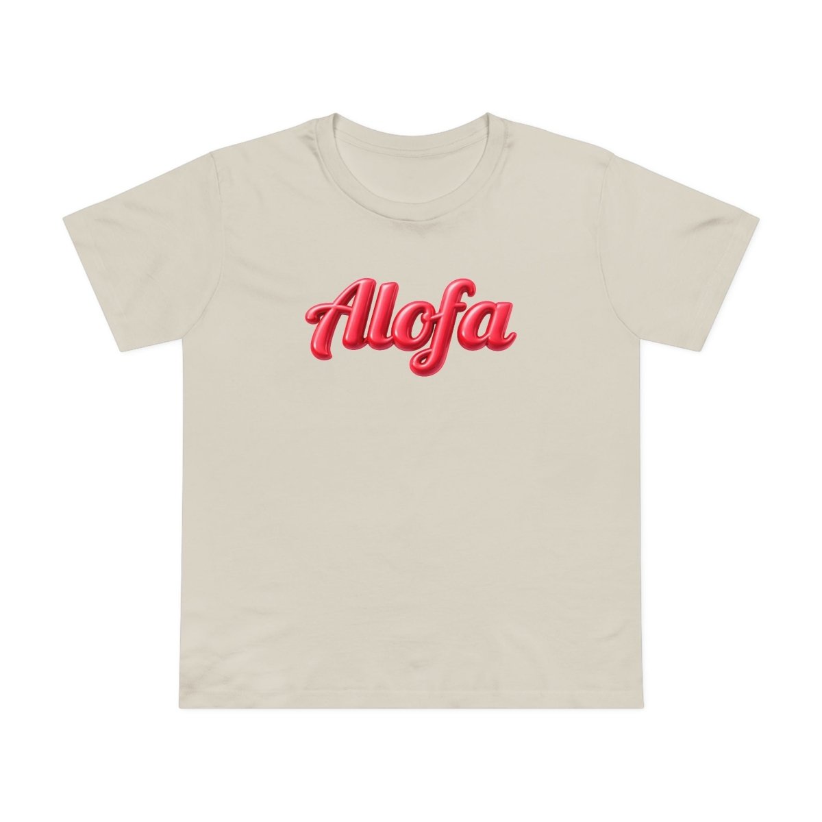 Black unisex Soft Women's Maple Tee by Alofa, casual t-shirt with a comfortable fit, made by Printify.
