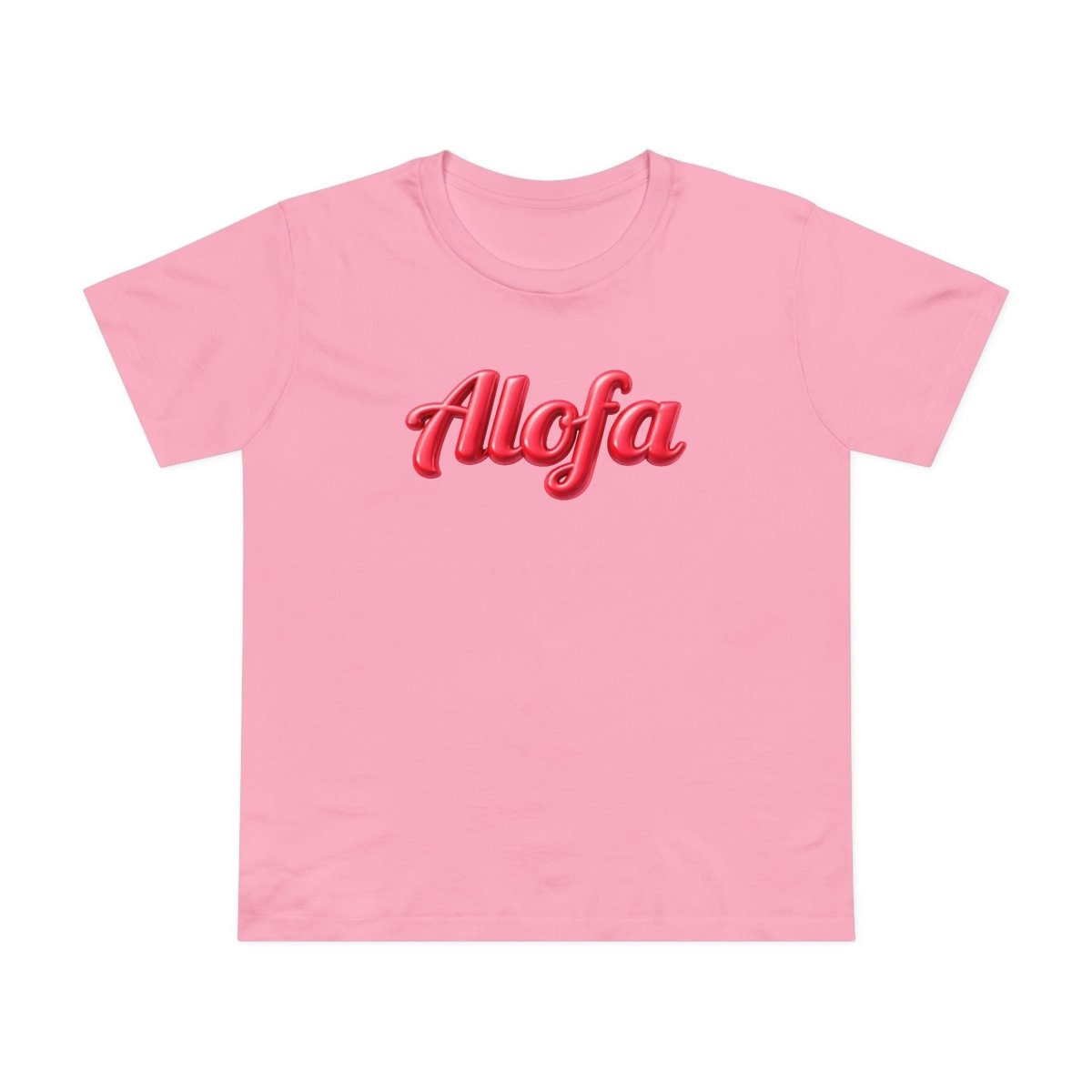 Black unisex Soft Women's Maple Tee by Alofa, made from comfortable fabric, featuring a simple maple leaf design.