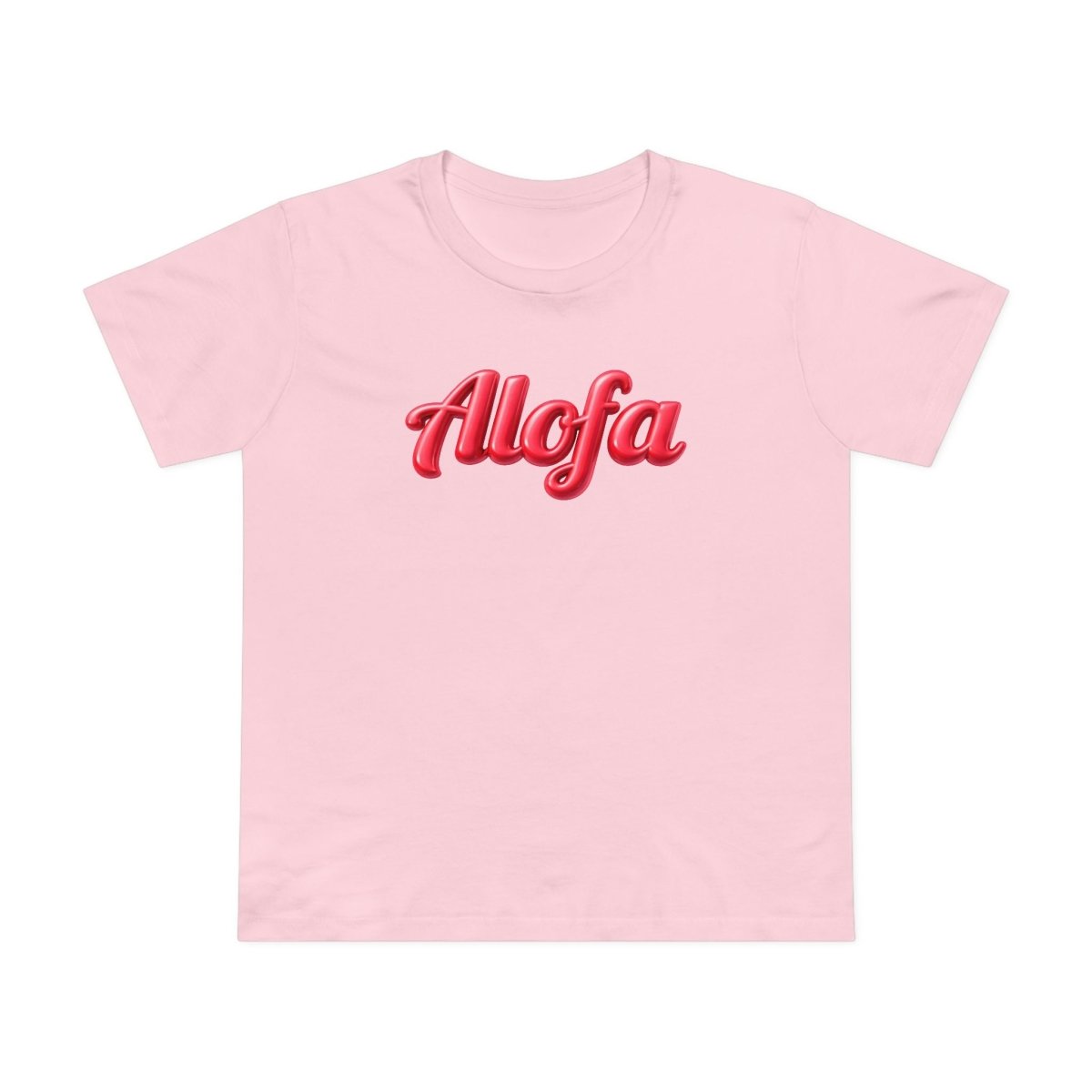 Unisex black Soft Women's Maple Tee by Alofa, lightweight cotton T-shirt for women and men, casual style, Printify brand.